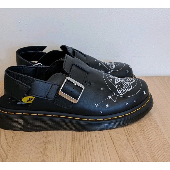 Dr. Martens JORGE II CELESTIAL MOTH EMBROIDERED MULES SIZE Mens SIZE 12‎ - Picture 4 of 8